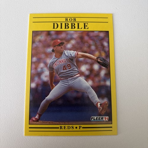 1991 fleer rob dibble reds - #62,