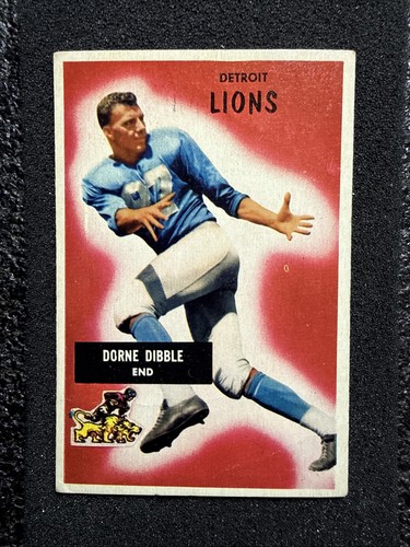 1955 bowman football card - football,